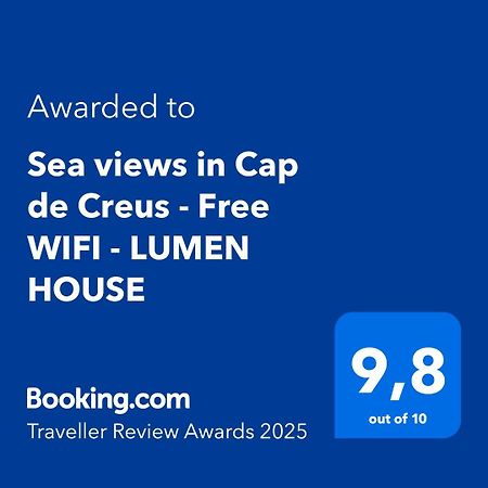 Вилла Sea Views In Cap De Creus - Free Wifi - Lumen House El Port De La Selva Экстерьер фото